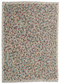  Kelim Afghan Old Style Teppich 172X239 Echter Orientalischer Handgewebter Hellgrau/Dunkelgrau (Wolle, Afghanistan)