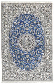  Persischer Nain Fine 9La Teppich Teppich 202X312 Grau/Beige ( Persien/Iran)