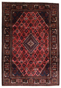  Joshaghan Teppich 203X291 Echter Orientalischer Handgeknüpfter Dunkelrot/Dunkelbraun (Wolle, Persien/Iran)