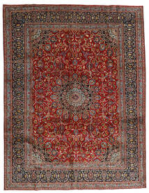  Maschad Teppich 297X383 Persischer Wollteppich Rot/Braun Groß Teppich 