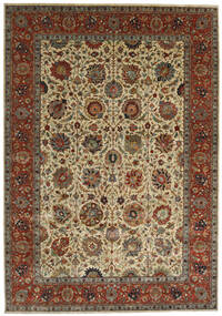 284X408 Farahan Teppich Teppich Echter Orientalischer Handgeknüpfter Braun/Orange Großer (Wolle, Pakistan)
