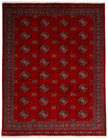  Pakistan Buchara 3Ply Teppich 249X315 Echter Orientalischer Handgeknüpfter Dunkelrot/Rot (Wolle, Pakistan)