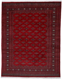  Pakistan Buchara 2Ply Teppich 241X303 Echter Orientalischer Handgeknüpfter Dunkelrot/Dunkelbraun (Wolle, Pakistan)