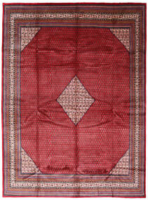  Persischer Sarough Mir Teppich Teppich 294X394 Rot/Dunkelrot Großer (Wolle, Persien/Iran)