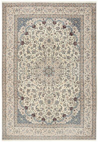 Echter Teppich Nain 6La Teppich 260X380 Beige/Grau Großer ( Persien/Iran)