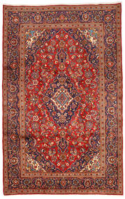  Keshan Teppich 206X330 Echter Orientalischer Handgeknüpfter Dunkelbraun/Schwartz (Wolle, Persien/Iran)