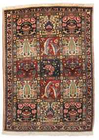  Bachtiar Collectible Teppich 109X152 Echter Orientalischer Handgeknüpfter Dunkelbraun/Beige (Wolle, Persien/Iran)