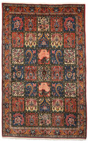 Bachtiar Collectible Teppich Teppich 160X253 Schwarz/Dunkelrot (Wolle, Persien/Iran)