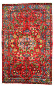  Nahavand Old Teppich 151X243 Echter Orientalischer Handgeknüpfter Rost/Rot/Rot (Wolle, Persien/Iran)