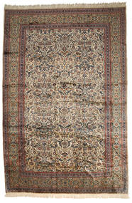 Kerman Fine Ca. 1980 Teppich Teppich 391X584 Braun/Beige Großer (Wolle, Persien/Iran)