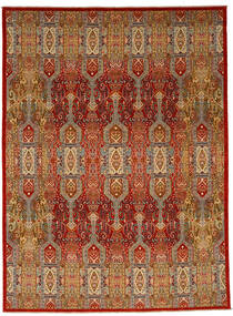 269X359 Mamluk Teppich Teppich Echter Moderner Handgeknüpfter Braun/Orange Großer (Wolle, Afghanistan)