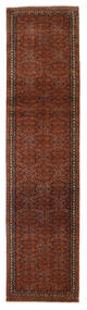  Täbriz Teppich 67X278 Echter Orientalischer Handgeknüpfter Läufer Dunkelbraun (Wolle, Persien/Iran)