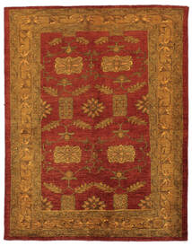  Oriental Overdyed Teppich 144X183 Echter Moderner Handgeknüpfter Dunkelbraun/Dunkelrot (Wolle, Persien/Iran)