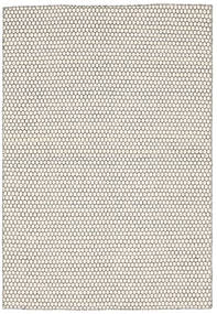  Kelim Honey Comb - Cream/Schwarz Teppich 160X230 Echter Moderner Handgewebter Beige/Hellgrau (Wolle, Indien)