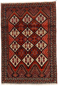  Afshar Teppich 114X167 Echter Orientalischer Handgeknüpfter Dunkelbraun/Dunkelrot (Wolle, Persien/Iran)