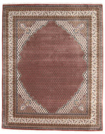  Mir Indisch Teppich 201X251 Echter Orientalischer Handgeknüpfter Braun/Rot (Wolle, )