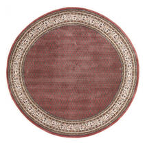  Mir Indisch Teppich Ø 199 Echter Orientalischer Handgeknüpfter Rund Dunkelrot/Braun (Wolle, Indien)