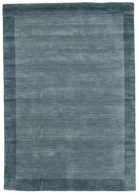  Handloom Frame - Petrol Blau Teppich 160X230 Moderner Blau (Wolle, Indien)