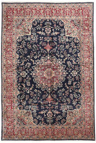 253X372 Kerman Fine Teppich Teppich Echter Orientalischer Handgeknüpfter Dunkelgrau/Rot Großer (Wolle, Persien/Iran)