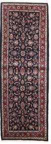 Keshan Teppich 78X225 Echter Orientalischer Handgeknüpfter Läufer Schwartz/Dunkelbraun (Wolle, Persien/Iran)