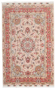  Orientalischer Täbriz 60 Raj Seidenkette Teppich Teppich 153X240 Beige/Rot ( Persien/Iran)