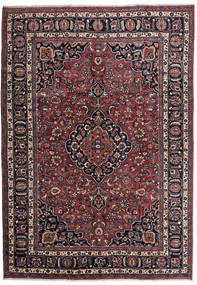  Maschad Teppich 205X292 Persischer Wollteppich Rot/Dunkelrosa Teppich 