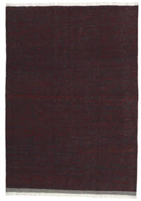  Kelim Teppich 101X146 Echter Orientalischer Handgewebter Dunkelrot/Dunkelbraun (Wolle, Persien/Iran)