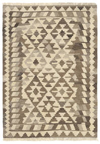  Kelim Teppich 106X147 Echter Orientalischer Handgewebter Hellgrau/Beige (Wolle, Persien/Iran)