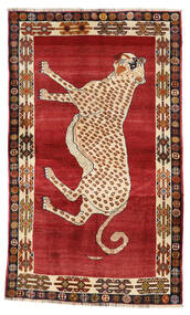  Ghashghai Teppich 132X222 Echter Orientalischer Handgeknüpfter Rost/Rot/Dunkelrot (Wolle, Persien/Iran)