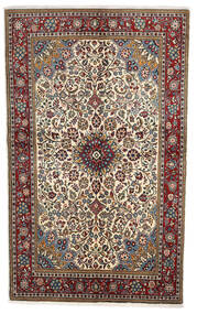  Orientalischer Sarough Teppich Teppich 130X208 Beige/Dunkelrot (Wolle, Persien/Iran)