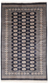  Pakistan Buchara 2Ply Teppich 151X255 Echter Orientalischer Handgeknüpfter Schwartz/Dunkelbraun (Wolle, Pakistan)