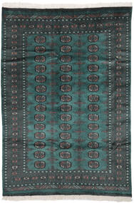  Pakistan Buchara 2Ply Teppich 170X237 Echter Orientalischer Handgeknüpfter Schwartz/Dunkel Türkis (Wolle, Pakistan)