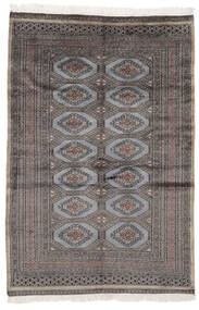  Pakistan Buchara 2Ply Teppich 125X189 Echter Orientalischer Handgeknüpfter Schwartz/Dunkelbraun (Wolle, Pakistan)