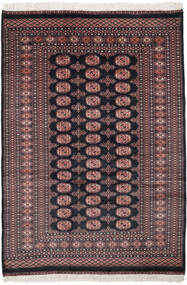  Pakistan Buchara 2Ply Teppich 160X228 Echter Orientalischer Handgeknüpfter Schwartz/Dunkelbraun (Wolle, Pakistan)
