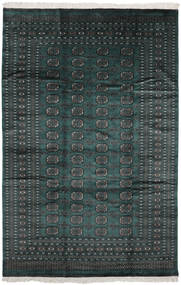  Pakistan Buchara 2Ply Teppich 186X284 Echter Orientalischer Handgeknüpfter Schwartz/Dunkelblau (Wolle, Pakistan)