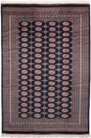  Pakistan Buchara 2Ply Teppich 185X275 Echter Orientalischer Handgeknüpfter Schwartz/Dunkelbraun (Wolle, Pakistan)