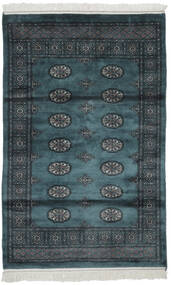  Pakistan Buchara 2Ply Teppich 105X166 Echter Orientalischer Handgeknüpfter Schwartz (Wolle, Pakistan)