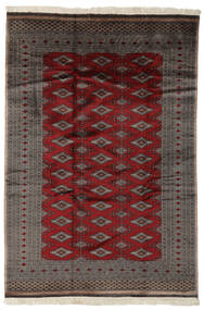  Pakistan Buchara 3Ply Teppich 185X265 Echter Orientalischer Handgeknüpfter Schwartz (Wolle, Pakistan)