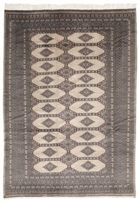  Pakistan Buchara 2Ply Teppich 184X262 Echter Orientalischer Handgeknüpfter Schwartz/Dunkelbraun (Wolle, Pakistan)