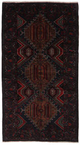  Belutsch Teppich 152X280 Echter Orientalischer Handgeknüpfter Läufer Schwartz (Wolle, Afghanistan)