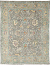  Usak Design Teppich 241X310 Echter Orientalischer Handgeknüpfter Dunkelgrün/Olivgrün (Wolle, Afghanistan)