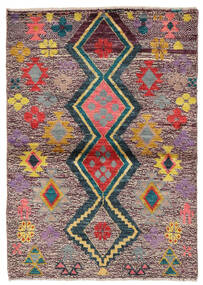  Moroccan Berber - Afghanistan Teppich 96X137 Echter Moderner Handgeknüpfter Schwartz/Dunkelbraun (Wolle, Afghanistan)