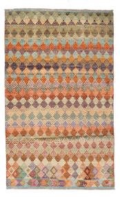  Moroccan Berber - Afghanistan Teppich 111X185 Echter Moderner Handgeknüpfter Dunkelbraun/Braun (Wolle, Afghanistan)