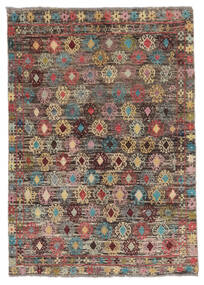  Moroccan Berber - Afghanistan Teppich 115X165 Echter Moderner Handgeknüpfter Dunkelbraun/Schwartz (Wolle, Afghanistan)