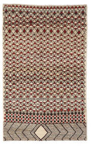  Moroccan Berber - Afghanistan Teppich 118X190 Echter Moderner Handgeknüpfter Dunkelbraun/Schwartz (Wolle, Afghanistan)