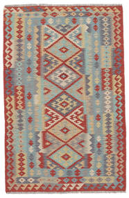  Kelim Afghan Old Style Teppich 105X165 Echter Orientalischer Handgewebter Dunkelbraun/Braun (Wolle, Afghanistan)