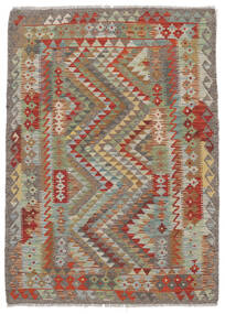  Kelim Afghan Old Style Teppich 120X170 Echter Orientalischer Handgewebter Dunkelbraun/Braun (Wolle, Afghanistan)
