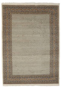  Mir Indisch Teppich 176X242 Echter Orientalischer Handgeknüpfter Braun/Gelb (Wolle, )