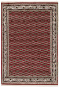  Mir Indisch Teppich 168X240 Echter Orientalischer Handgeknüpfter Braun/Dunkelrot (Wolle, )