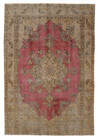 240X337 Colored Vintage Teppich Teppich Echter Moderner Handgeknüpfter Braun/Dunkelrot (Wolle, Persien/Iran)